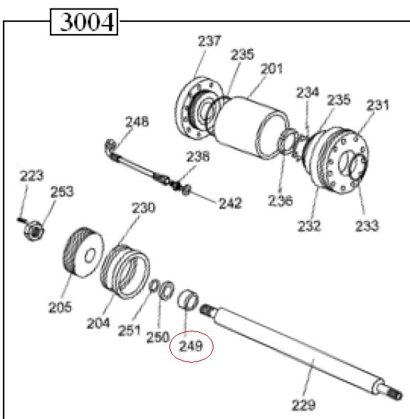 MT-296/249 Направляющая 140 мм