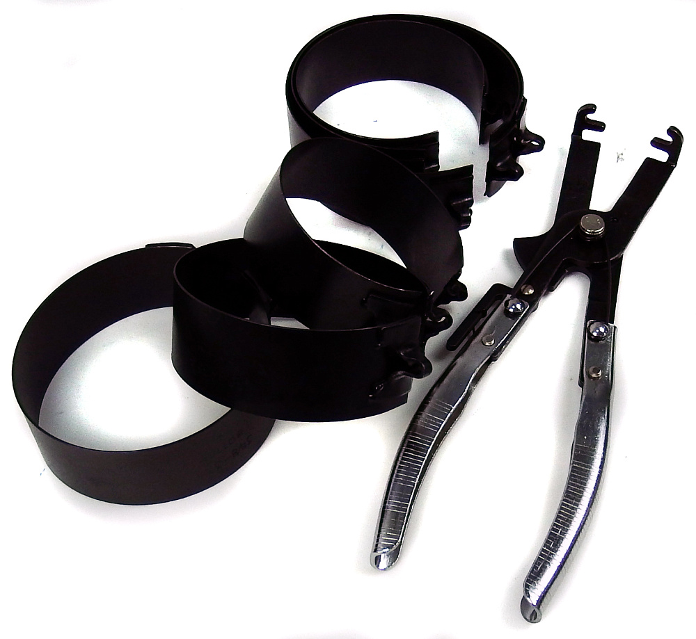 Оправки установки поршневых колец с клещами (7 предметов) TA-V01776 AE&T
