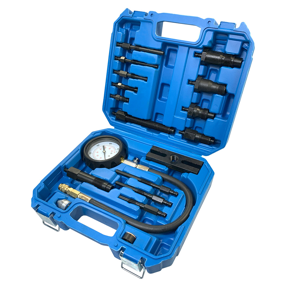 Компрессометр дизельный 0-1000PSI и 0-70атм с адаптерами для всех дизелей в мире TA-G1011 AE&T