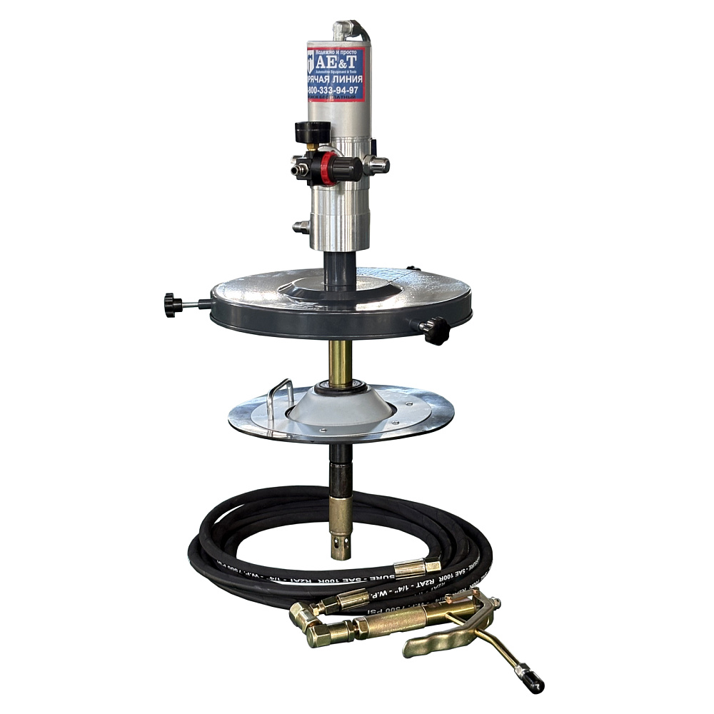 Нагнетатель густой смазки HG-77020 пневматический из бочки 20л AE&T